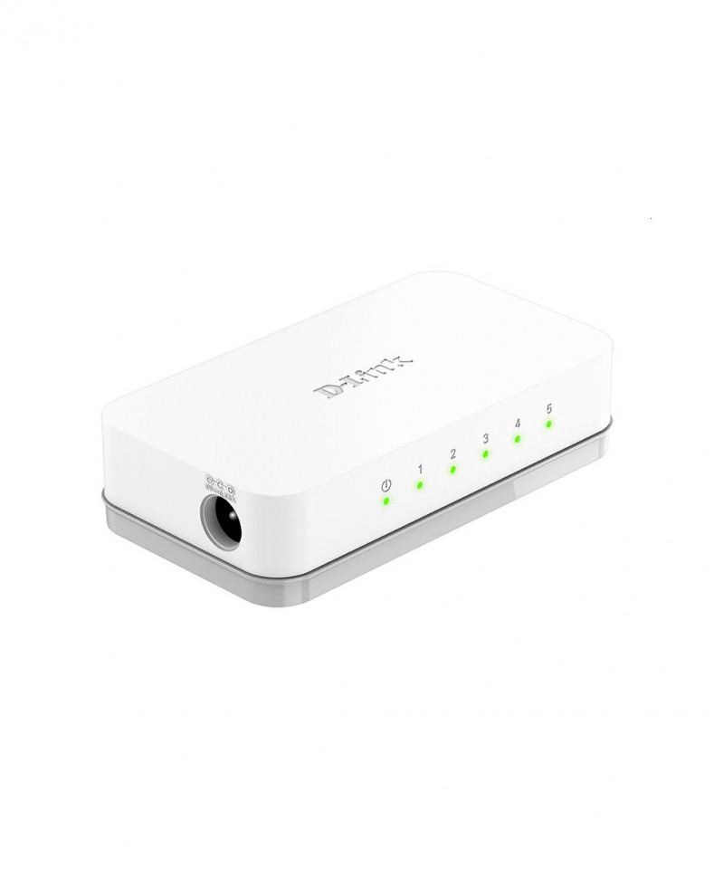 Коммутатор неуправляемый D-Link DES-1005C с 5 портами 10/100BASE-T