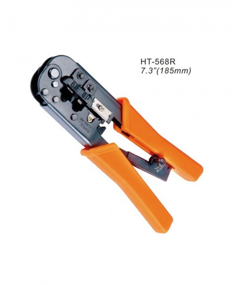 Обжимной инструмент HT-568R RJ-45/8P-8C, RJ12/6P-6C, RJ11/6P-4C