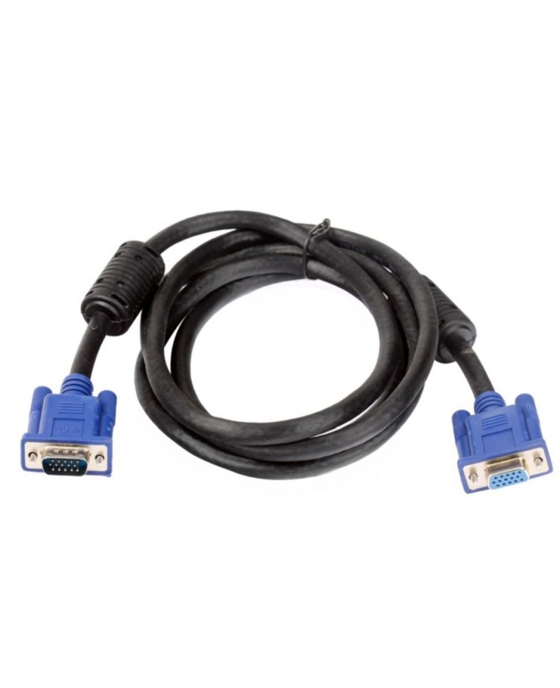 Кабель VCOM SVGA 15m/15f (удлинитель) 2 фильтра PRO 1.8м блистер Кабель VCOM SVGA 15m/15f (удлинитель) 2 фильтра PRO 1.8м блистер