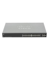 Коммутатор управляемый Cisco SF220-24P 24x10/100Base-T PoE / 2xCombo 1000Base-T/SFP Ports Коммутатор управляемый Cisco SF220-24P 24x10/100Base-T PoE / 2xCombo 1000Base-T/SFP Ports