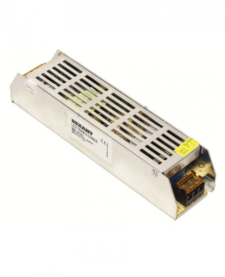 Блок питания компактный 12V, 12,5A, 150W с разъёмами под винт, без влагозащиты (IP23)