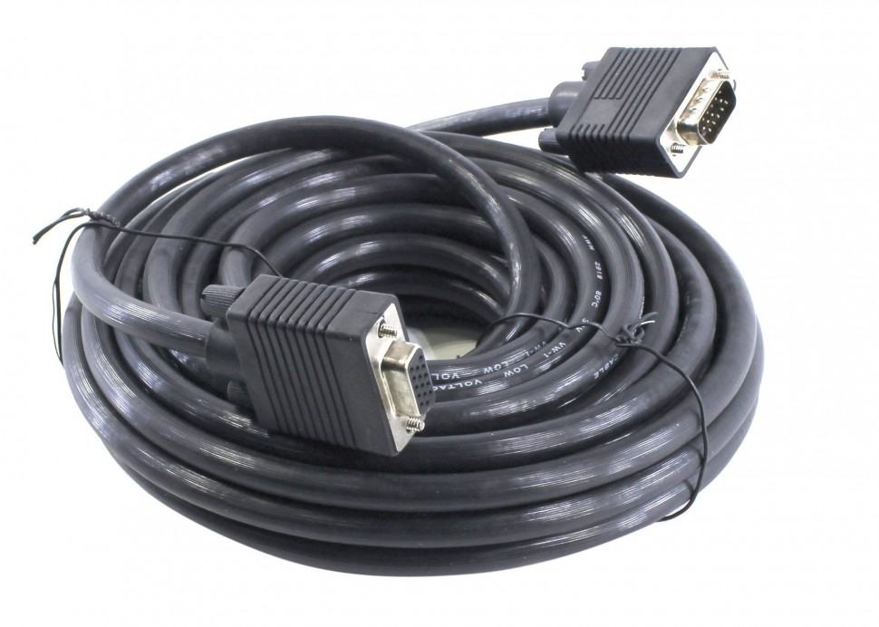 Кабель VCOM SVGA 15m/15f (удлинитель) 2 фильтра PRO 10м блистер Кабель VCOM SVGA 15m/15f (удлинитель) 2 фильтра PRO 10м блистер
