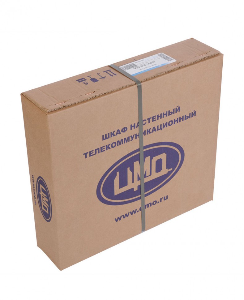 Шкаф телекоммуникационный настенный разборный 18U (600х350) дверь металл