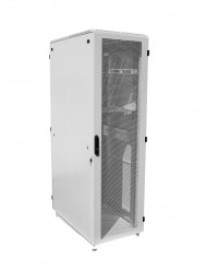 Шкаф телекоммуникационный напольный 42U (600 × 800) дверь перфорированная