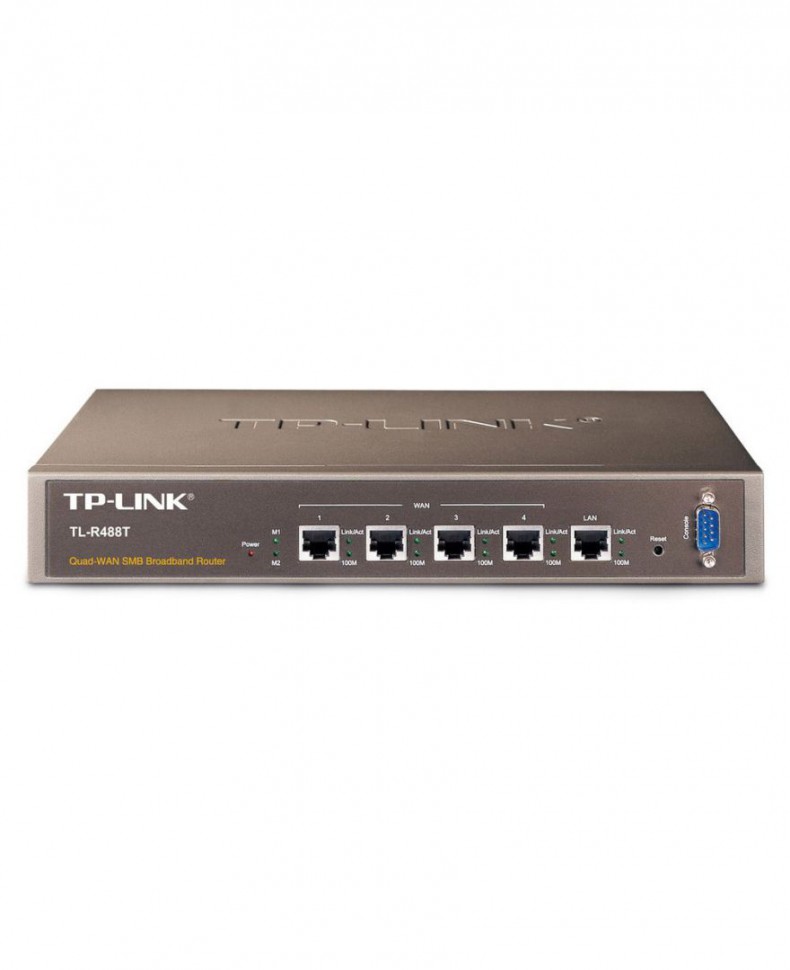 Маршрутизатор TP-LINK TL-R488T 4 x WAN порта 10/100BaseT 1 x LAN порт 10/100BaseT