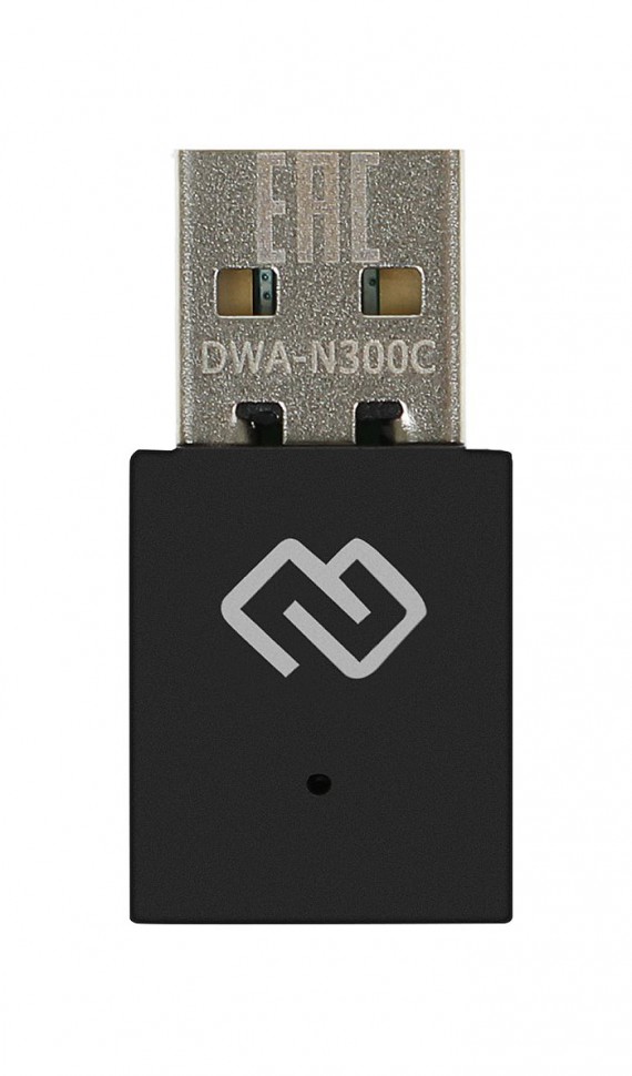 Беспроводной USB-адаптер Digma DWA-N300C Net Adapter WiFi N300 USB 2.0