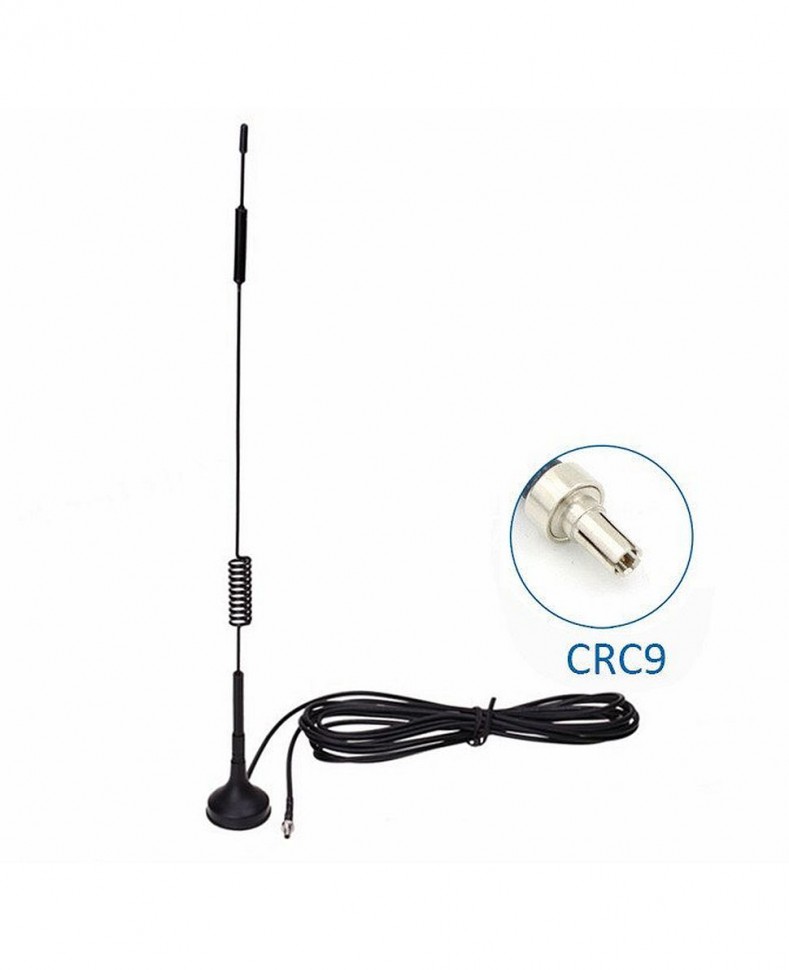 Всенаправленная магнитная антенна 12 dBi кабель 2 м, CRC-9
