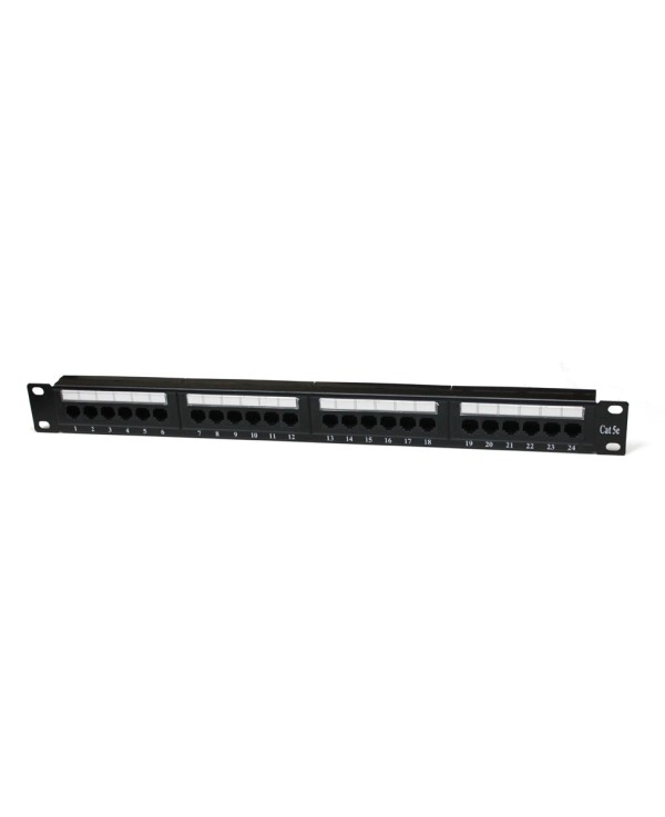 Патч-панель Netko UTP 24 порта, RJ45, 5e, 19", 1U, IDC 110