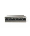 IP-COM F1106P-4-63W Коммутатор неуправляемый PoE, 6 портов, 6x100 Мбит/с, PoE 4x30 Вт, настольный, металлический корпус IP-COM F1106P-4-63W Коммутатор неуправляемый PoE, 6 портов, 6x100 Мбит/с, PoE 4x30 Вт, настольный, металлический корпус