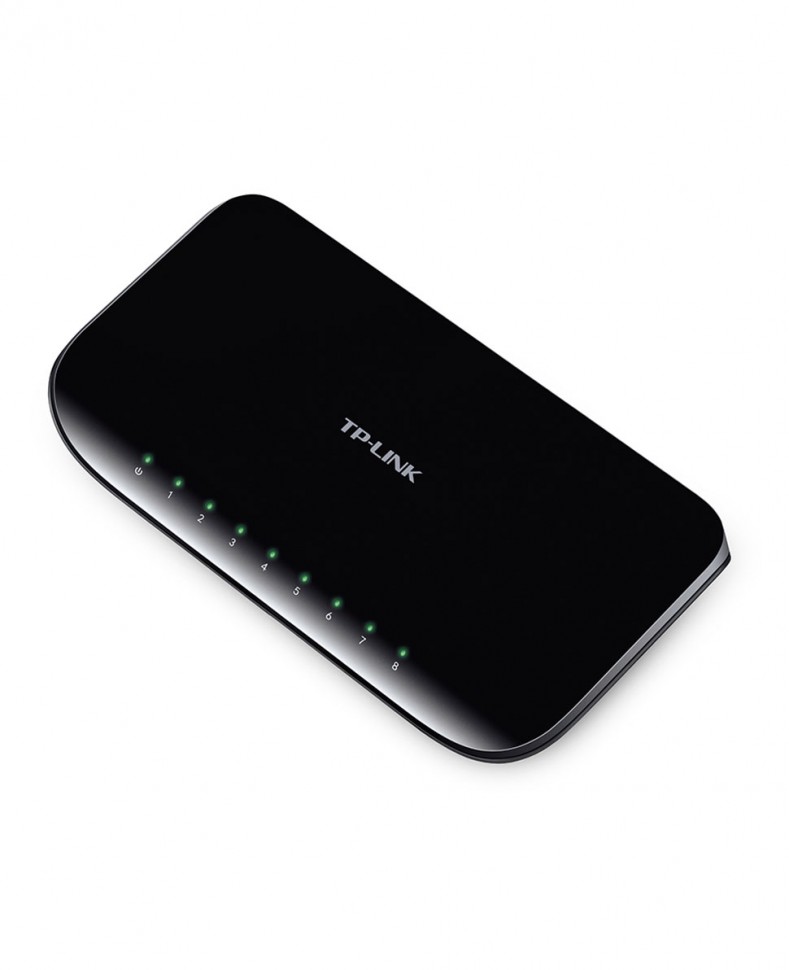 Коммутатор гигабитный неуправляемый TP-LINK TL-SG1008D с 8 портами 10/100/1000Base-T