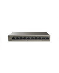 IP-COM F1110P-8-63W Коммутатор неуправляемый PoE, 10 портов, 10x100 Мбит/с, PoE 8х30 Вт, 2хUplink, настольный IP-COM F1110P-8-63W Коммутатор неуправляемый PoE, 10 портов, 10x100 Мбит/с, PoE 8х30 Вт, 2хUplink, настольный