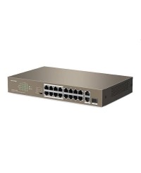 IP-COM F1118P-16-150W Коммутатор неуправляемый PoE с 16 портами PoE 10/100 Мбит/с + 2 порта GE/1 SFP IP-COM F1118P-16-150W Коммутатор неуправляемый PoE с 16 портами PoE 10/100 Мбит/с + 2 порта GE/1 SFP