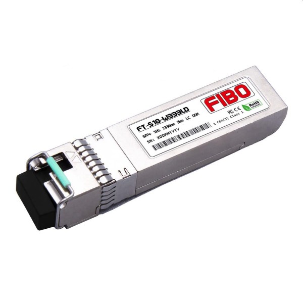 Модуль SFP+  FIBO FT-S10-W333LD WDM, 10 G, до 3 км, TX 1330 нм, RX 1270 нм, LC, DDM