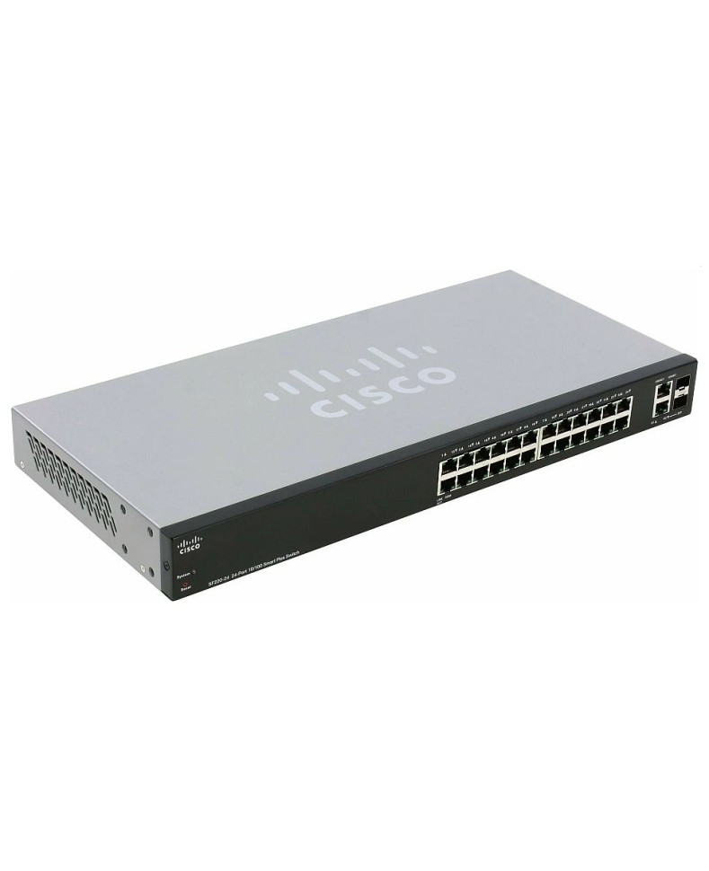Коммутатор управляемый Cisco SF220-24 24x10/100Base-T / 2xCombo 1000Base-T/SFP Ports