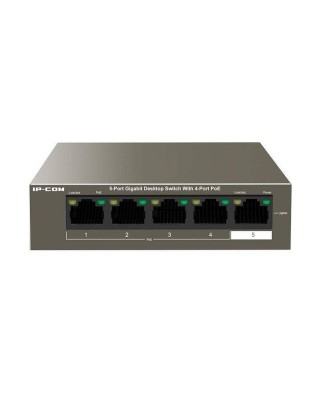 IP-COM G1105P-4-63W Коммутатор неуправляемый PoE, 5 портов, 5x1 Гбит/с, PoE 4х30 Вт