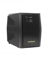 ИБП ExeGate SpecialPro UNB-500.LED 500VA/300W, LED, AVR, 2*Schuko, черный