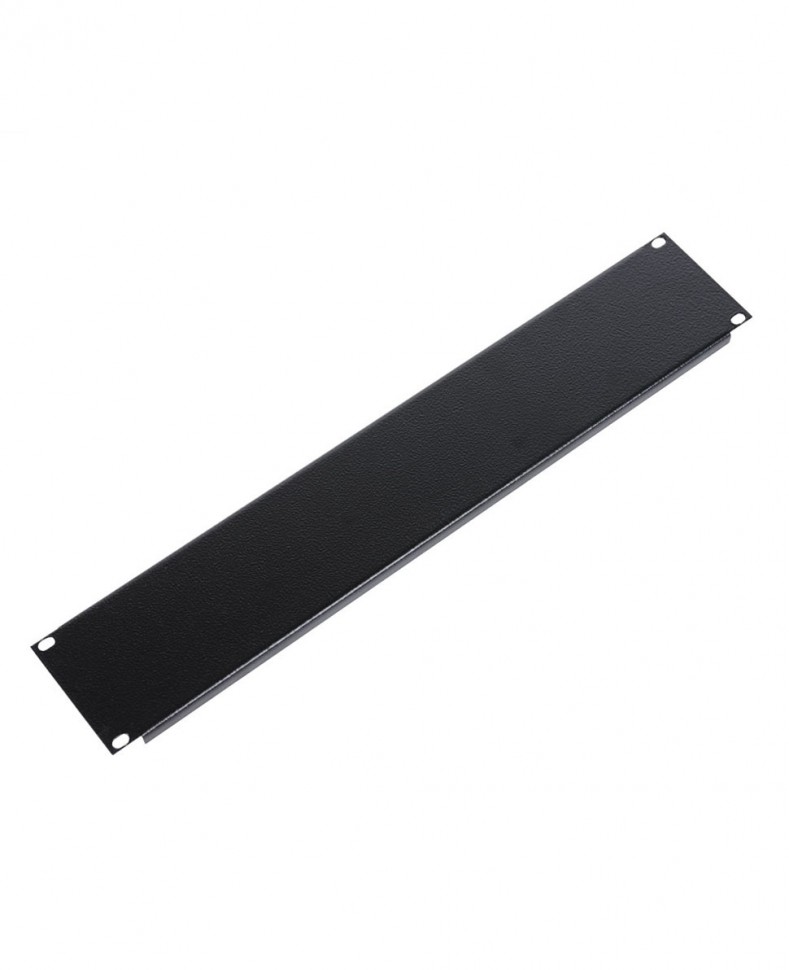 Фальшпанель в шкаф 19" 1U, цвет черный