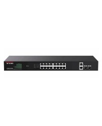 IP-COM G1120P-16-150W Коммутатор неуправляемый PoE, 20 портов, 18x1 Гбит/с, SFP 2x1 Гбит/с, PoE 16х30 Вт (до 135 Вт) IP-COM G1120P-16-150W Коммутатор неуправляемый PoE, 20 портов, 18x1 Гбит/с, SFP 2x1 Гбит/с, PoE 16х30 Вт (до 135 Вт)