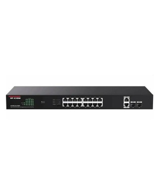 IP-COM G1120P-16-150W Коммутатор неуправляемый PoE, 20 портов, 18x1 Гбит/с, SFP 2x1 Гбит/с, PoE 16х30 Вт (до 135 Вт)