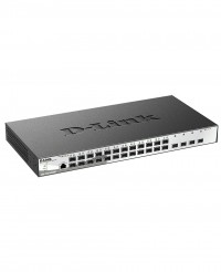 Коммутатор гигабитный управляемый D-Link DGS-1210-28XS/ME с 24 портами 100/1000Base-X SFP и 4 портами 10GBase-X SFP+