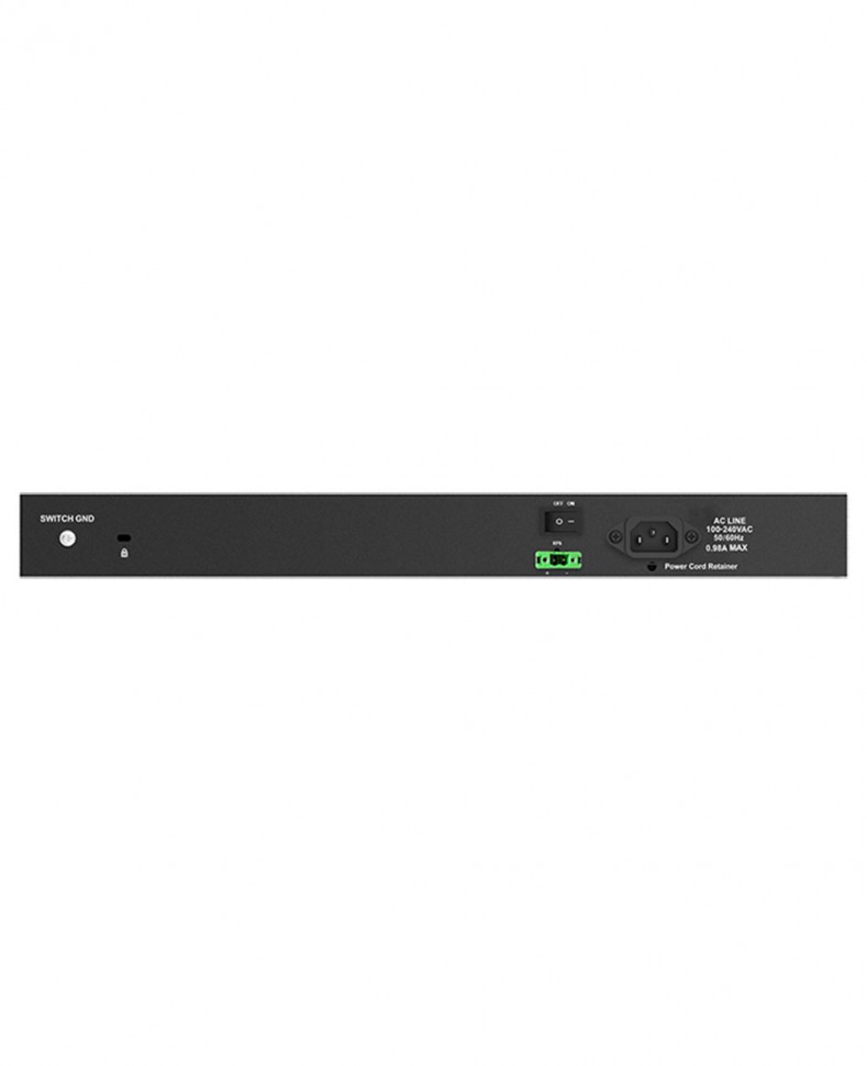 Коммутатор гигабитный управляемый D-Link DGS-1210-28XS/ME с 24 портами 100/1000Base-X SFP и 4 портами 10GBase-X SFP+