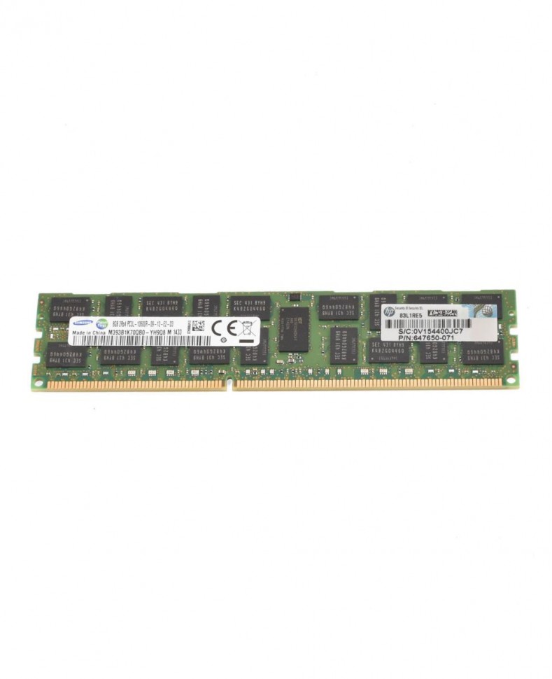 Память DDR3-1333 PC3L-10600R ECC Reg, 8GB (HP 647650-071) Память DDR3-1333 PC3L-10600R ECC Reg, 8GB (HP 647650-071)