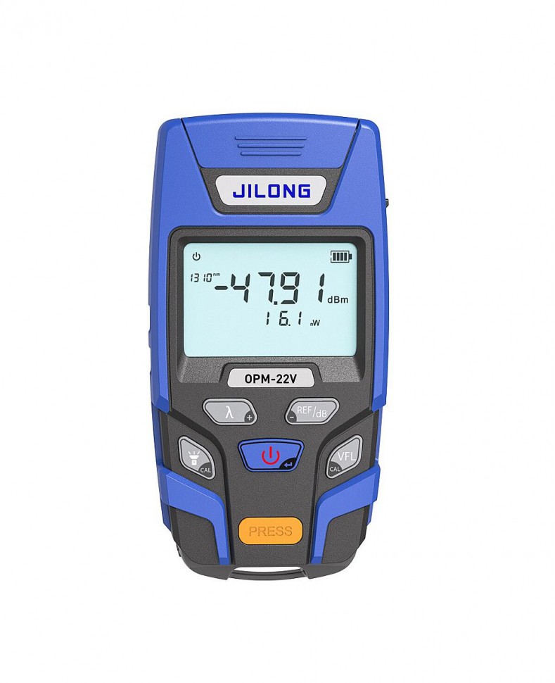 Измеритель оптической мощности JILONG OPM-22V (800-1700nm, -70dBm to +6dBm, VFL 10mW)