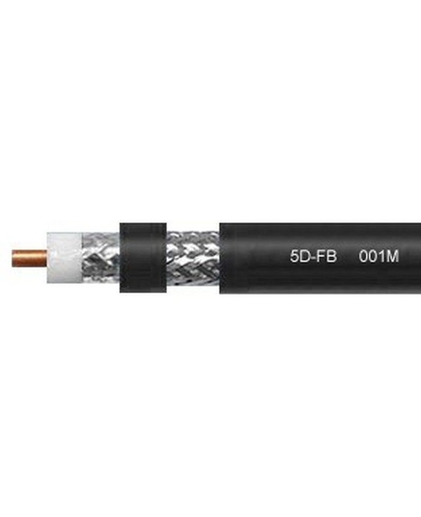 Кабель коаксиальный PicoCell 5D-FB, 50 Ом, (CU, оплетка TC), ПВХ, черный