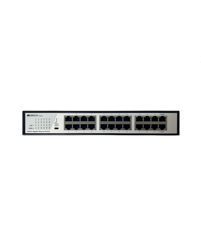 Коммутатор гигабитный неуправляемый ORIGO OS2224 с 24 портами 10/100/1000Base-T