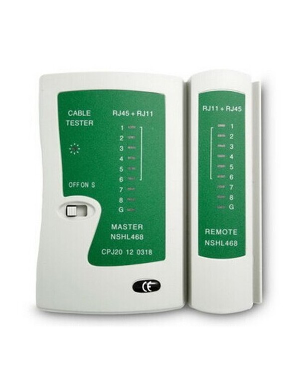 Сетевой кабельный тестер витой пары NS-468 ( LAN RJ-45 + RJ-11 )