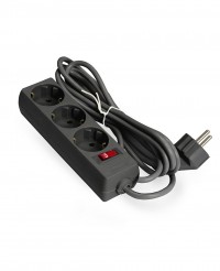 Сетевой фильтр Exegate SP-3-3B 3 розетки, 3 м, евровилка, черный