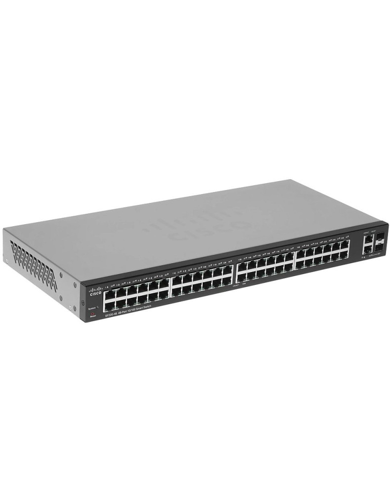 Коммутатор управляемый Cisco SF220-48 48x10/100Base-T / 2xCombo 1000Base-T/SFP Ports Коммутатор управляемый Cisco SF220-48 48x10/100Base-T / 2xCombo 1000Base-T/SFP Ports