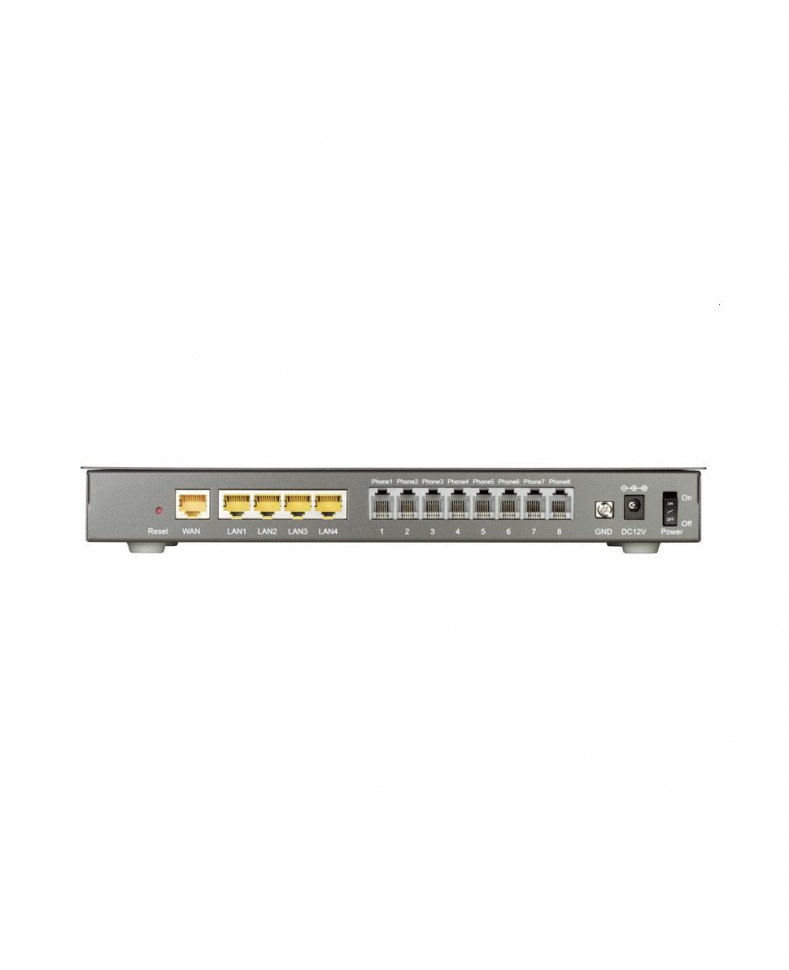 Шлюз VoIP D-Link DVG-5008SG с 8 портами FXS, 1 портом WAN 10/100/1000Base-TX, 4 портами LAN 10/100/1000Base-TX
