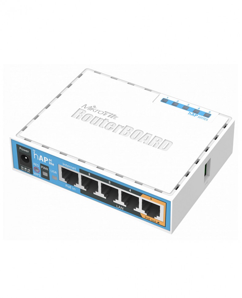 Беcпроводной маршрутизатор MikroTik hAP AC lite Беcпроводной маршрутизатор MikroTik hAP AC lite