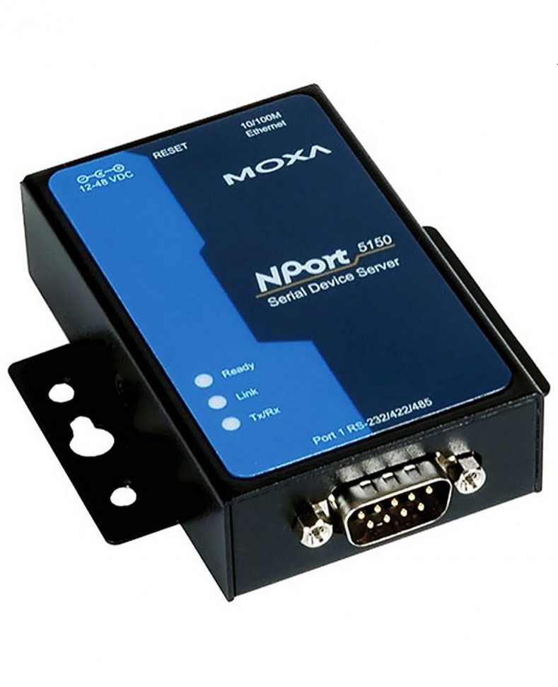 Преобразователь MOXA NPort 5150 1-портовый RS-232/422/485 в Ethernet
