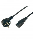 Кабель питания Bion компьютер - розетка (1.0мм) Евро 1,8м