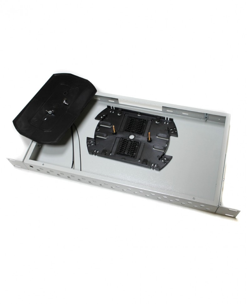 Оптический кросс ШКО-С-1U-32-FC 19", 1U, не сменная планка на 32 FC, сплайс-кассета