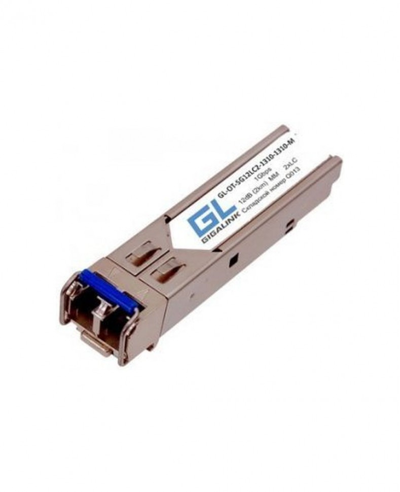 Модуль SFP GIGALINK 1000BASE-SX, 1,25Гбит/c, два волокна MM, 2xLC, 1310 нм, 12дБ (до 2 км)