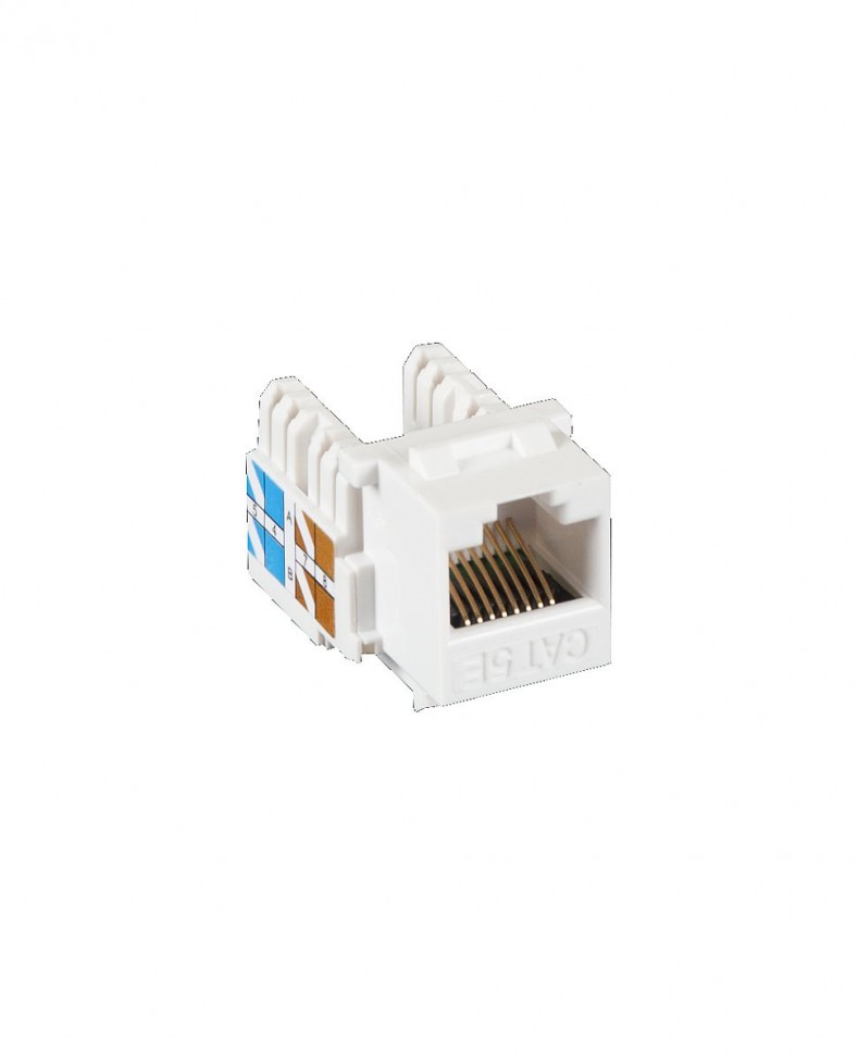 Модуль Keystone NETLAN RJ45 (8P8C), кат.5e, DUAL IDC, 90°