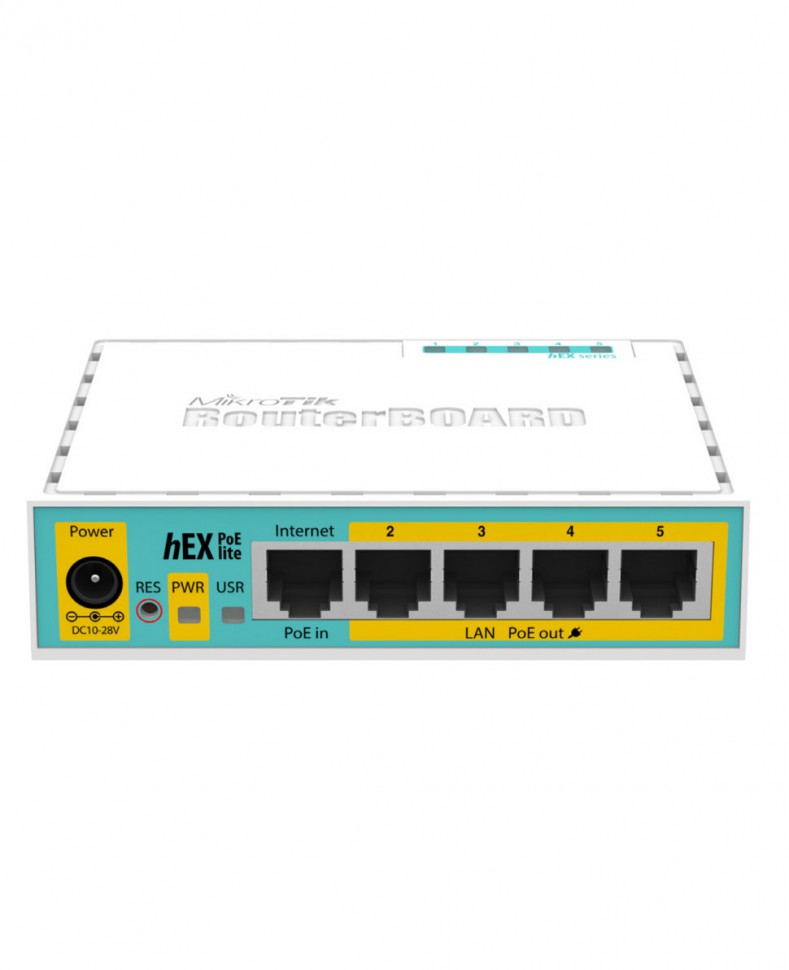 Маршрутизатор MikroTik hEX PoE lite (RB750UPr2)