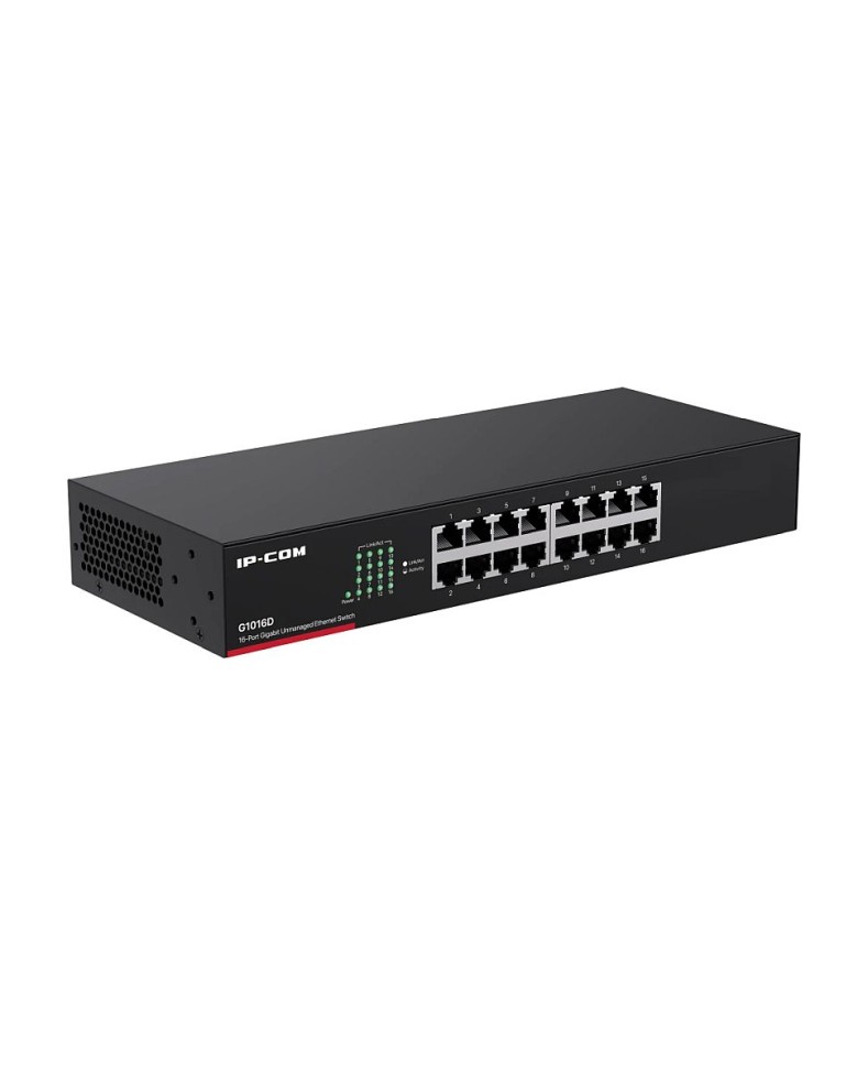 IP-COM G1016D Коммутатор неуправляемый с 16 портами 10/100/1000Base-T, металлический корпус