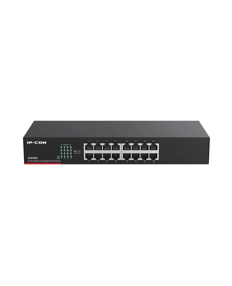 IP-COM G1016D Коммутатор неуправляемый с 16 портами 10/100/1000Base-T, металлический корпус