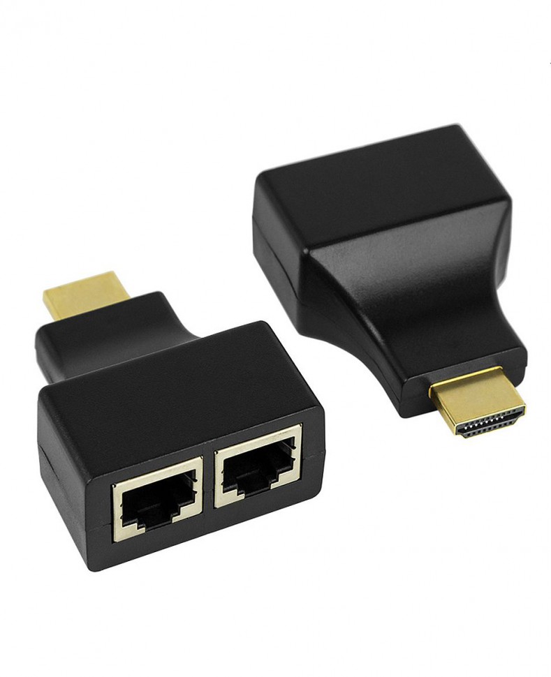 Переходник HDMI - RJ45 удлинитель по витой паре RJ-45(8P-8C)