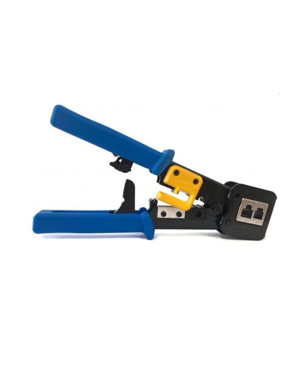 Инструмент обжимной для коннекторов со сквозным отверстием EZNetko plug RJ-45 (8p8c); RJ-11/RJ-12 (6p2c/6p4c/6p6c)
