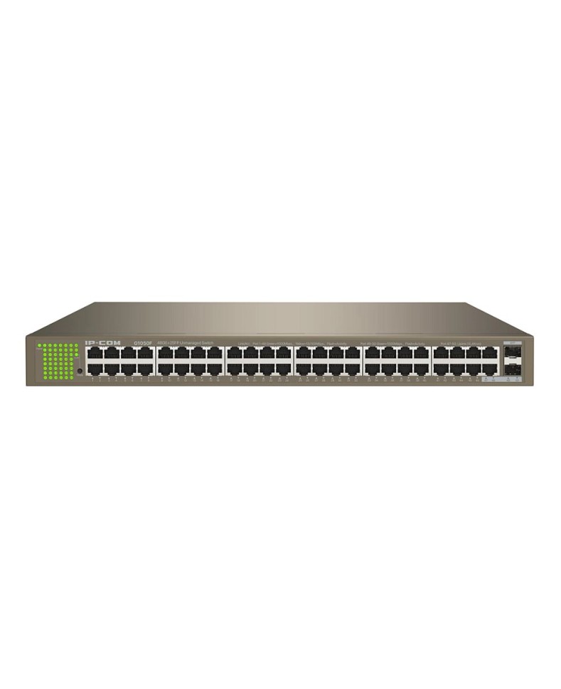 IP-COM G1050F Коммутатор неуправляемый с 48 портами 10/100/1000Base-T, 2 портами 1000Base-X SFP