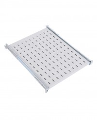 Полка перфорированная выдвижная с телескопическими направляющими, глубина 1000 мм