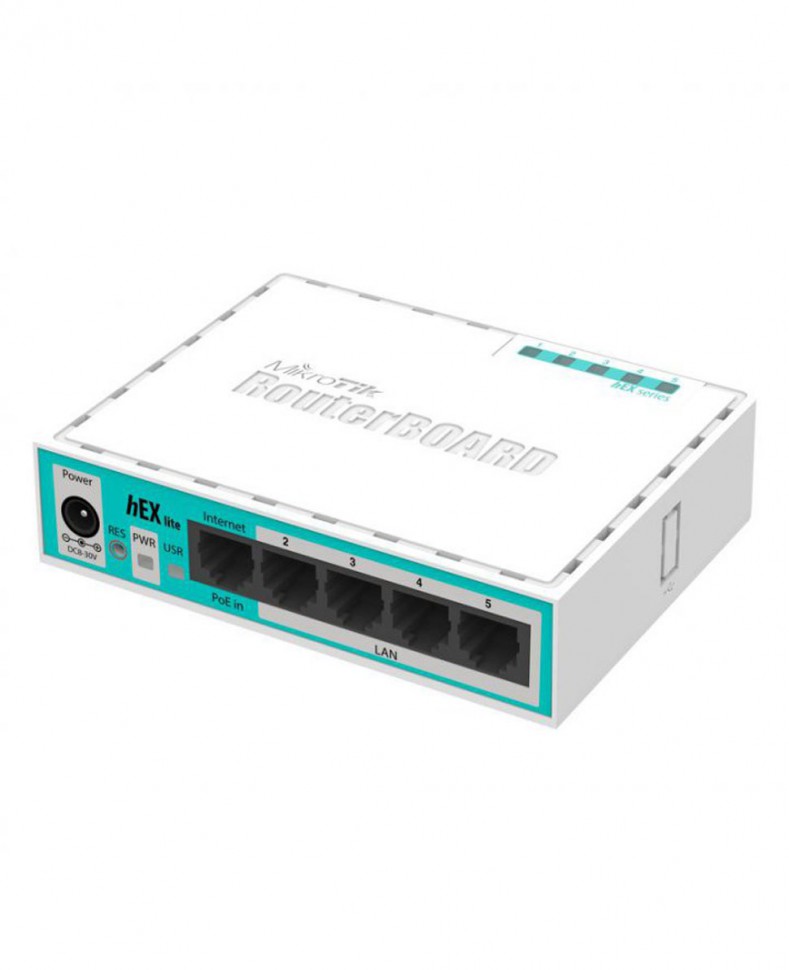 Маршрутизатор MikroTik hEX lite (RB750r2)