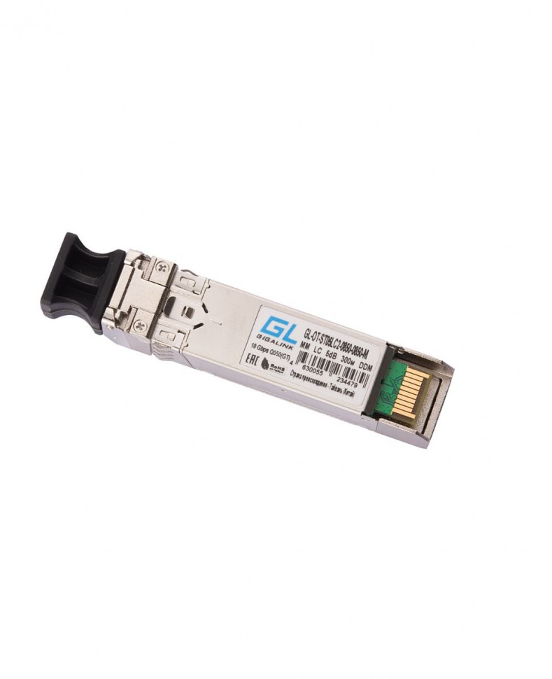 Модуль GIGALINK SFP+ 10Гбит/с, два волокна, ММ, 2хLC, 850 нм, 5 дБ (до 300 м) SR