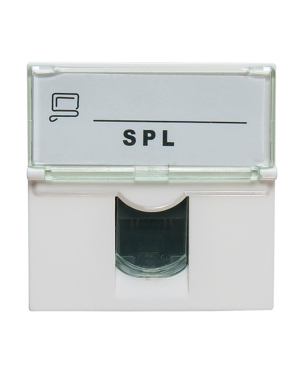 Розетка информационная UTP 1хRJ45 45х45 cat5е SPL