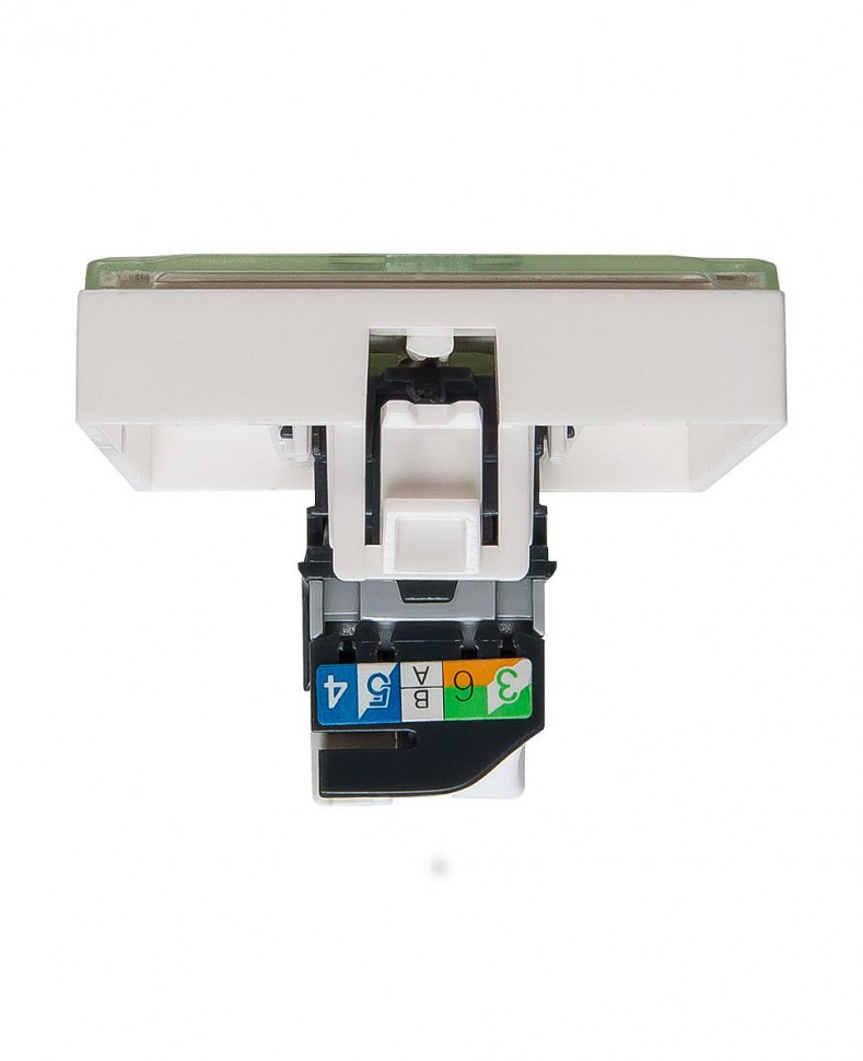 Розетка информационная UTP 1хRJ45 45х45 cat5е SPL
